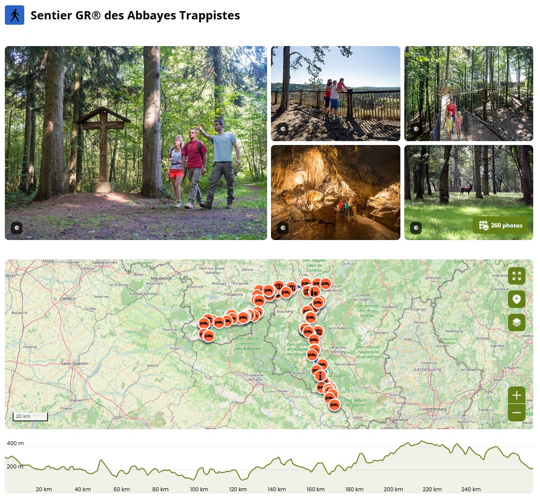 Sentier GR® des Abbayes Trappistes